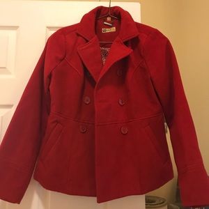 Red Peacoat